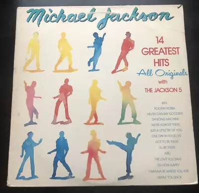 MIchael Jackson 14 Original Greatest Hits Album Vinyl LP • $20