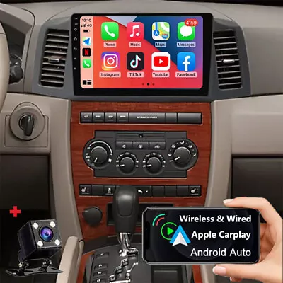 Android Auto Apple Carplay Radio Stereo Navi For Jeep Grand Cherokee 2004-2007 • $147.79