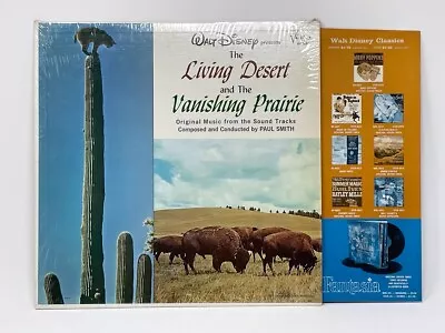 IN SHRINK BV-3326 Living Desert / Vanishing Prairie Buena Vista Disney LP Record • $24.95
