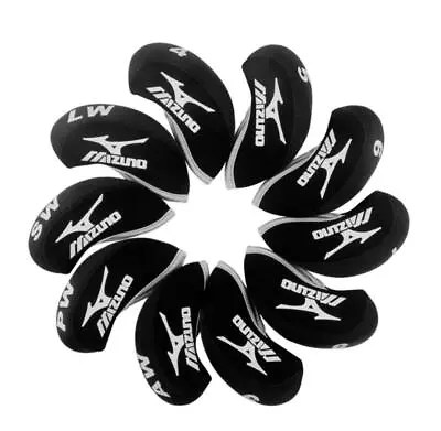 “10Pcs” Golf Iron Headcovers For Mizuno Club Covers 4-9 PASL/W • $19.99