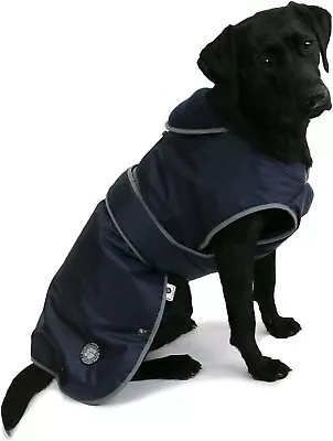 Ancol Muddy Paws Stormguard Dog Coat - Navy  Large - Length 50cm Girth 50-78cm • £12.99