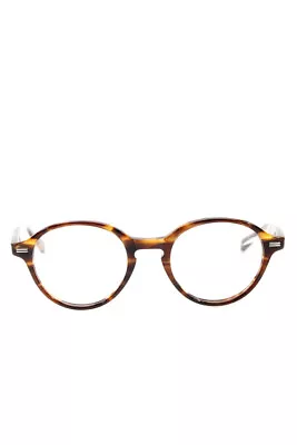 Morgenthal Frederics 208 Tracy Brown Black Tortoise Shell Round Eyeglasses • $121.99