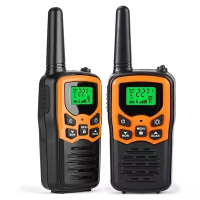 $37.99 • Buy 2Pack Handheld Walkie Talkie Two-way Radio UHF 400-470MHz 10KM Long Range