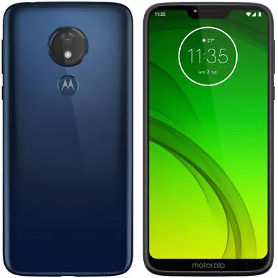 Motorola Moto G7 Power NA XT19556 XT1955-5 T-Mobile Unlocked 32GB Blue Very Good • $79.99