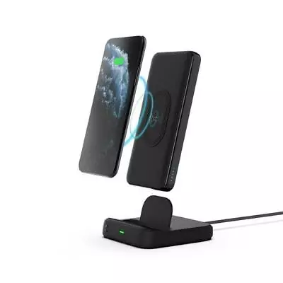Cygnett Chargeup Duo 10000mAh Wireless Power Bank And Charging Dock CY3038PBCHE • $69.95