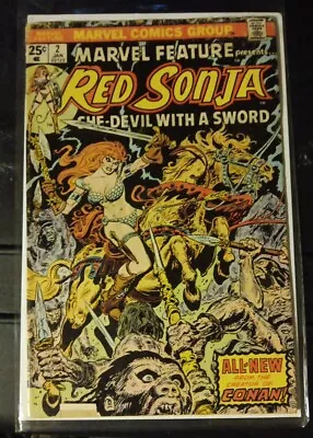 Marvel Feature Presents Red Sonja #2 (1976)  (marvel) / E087 • $4.88