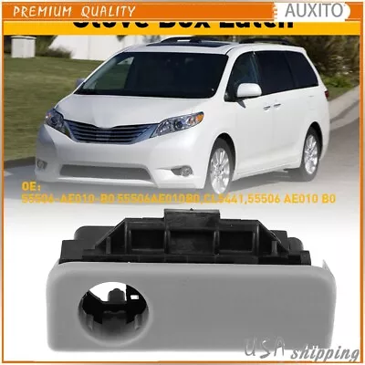 Glove Box Lock Compartment Latch Handle Gray Grey For 2004 - 2010 Toyota Sienna • $13.99