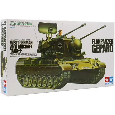 Tamiya Flakpanzer Gepard German Tank Model Kit 35099 Scale 1/35 • £24.20