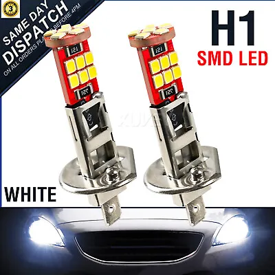 £6.49 • Buy 2x H1 LED Car Lights Headlight Fog Lamp Bulbs Kit High/Low Beam 6000K White