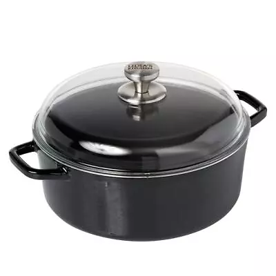 Lidia's Kitchen Lighterweight Nonstick Cast Iron 5-Quart Dutch Oven • $49.99