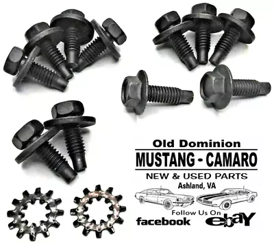 1965-1966 Mustang Hood Latch And Catch Hardware Bolt Kit • $22.95