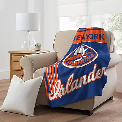 NHL Officially Licensed New York Islanders 46  X 60  Microfiber Throw Blanket • $26.99