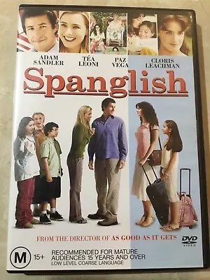 Spanglish (DVD 2004) Adam Sandler Region 4 Very Good Condition - Free Postage • $4.49