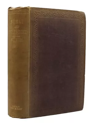 1873 ARTHUR PENRHYN STANLEY Travel SINAI & PALESTINE History HOLY LAND Egypt • £50