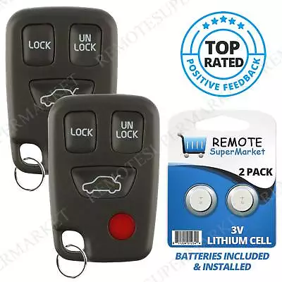 2 Replacement For HYQ1512J 2000 2001 Volvo V40 Remote Key Fob Keyless Entry 4b • $39.95