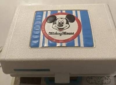 Vintage Mickey Mouse Portable Record Player GE  • $100