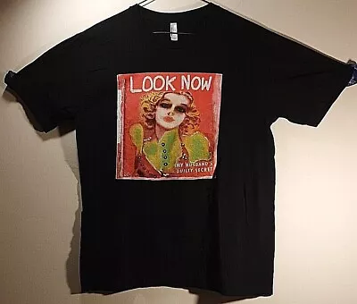 Men's Black Elvis Costello & The Attractions 2019/2020 Just Trust SS Tee Size: L • $12.95