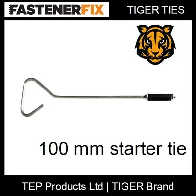 100 Mm Starter Wall Ties A2 Stainless Steel TEP Tiger Ties 10 Pack • £16.40