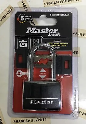 Master Lock Long Shackle Padlock Free Postage • £7.99
