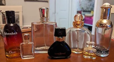 Lot Of 7 EMPTY Mostly Vintage Perfume Bottles Dior Lancome Estee Etc. • $39.99