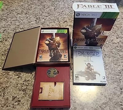 Fable 2 II & 3 III Collector's Edition Microsoft Xbox 360 PC Lost Chapters CLEAN • $74.95