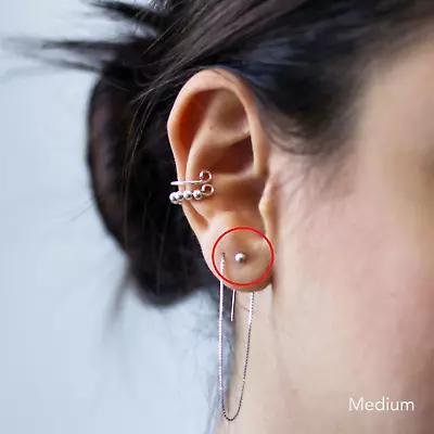 Non-Piercing Helix Magnetic Cartilage Stud Earring Fake Body Jewelry • $9.99