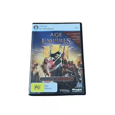 Age Of Empires III Complete Collection PC CD ROM Video Game PAL  • $11.50