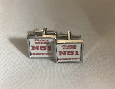 £11.99 • Buy The Clock End Highbury Cufflinks Arsenal Stadium
