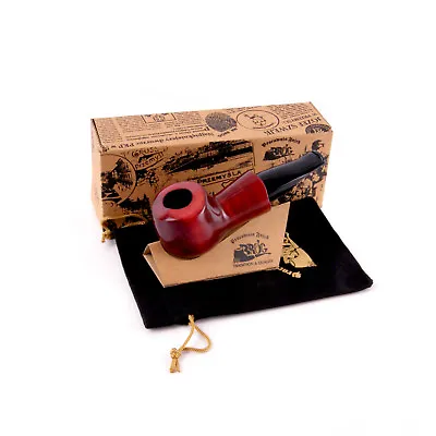 Mr. Brog Workshop New Handmade Tobacco Pipe No. 52 Scoot Cherry Pear Wood Fajka • $23