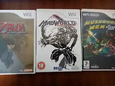 Wii Games CIB Mushroom Men Zack And Wiki Bully Prince Of Persia Zhu Zhu Etc • £20.46