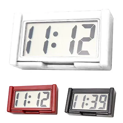 Mini Digital LCD Table Auto Car Dashboard Desk Date Clocks Time Small NEW SELL • $8.18