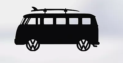 VW Camper Van - Steel Metal Garden Wall Art  • £17.45