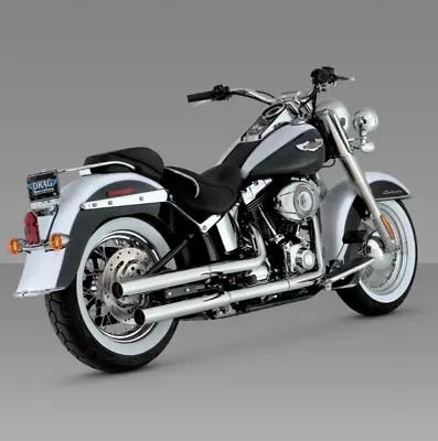 Vance & Hines Straightshots Slip-On Muffler 07-17 Harley Softail 1801-0260 16833 • $399.95