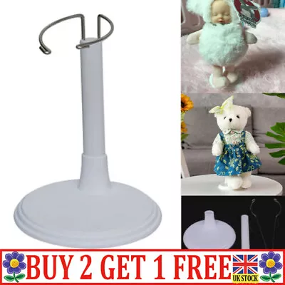Metal Doll Toys Stand Display Holder Adjustable Model Support Frame 14-20cm Lp • £3.38