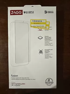 ZAGG Invisible Shield Fusion Hybrid Screen Protector For Samsung Galaxy S23+ NEW • $10