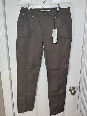 Marrakech Harrison Stretch Twill Pants Dark Army Green Tapered 8 NWT • $22.50