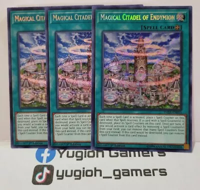 Yugioh Magical Citadel Of Endymion X3 Dasa-en055 1 St Edition Secret Light Playe • $3.99