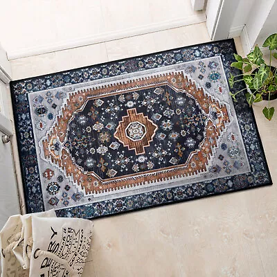 Thick Warm Doormat Non Slip Bathroom Mat Machine Washable Kitchen Rug 50x80cm • $0.99