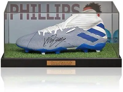 Kalvin Phillips Manchester City Hand Signed Football Boot Presentation AFTAL COA • $309.59