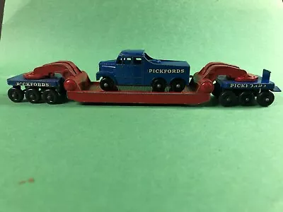 MATCHBOX Lesney Major Pack No.6 Pickfords Crane Trailer & Scammel 6x6 Pair • $89.95