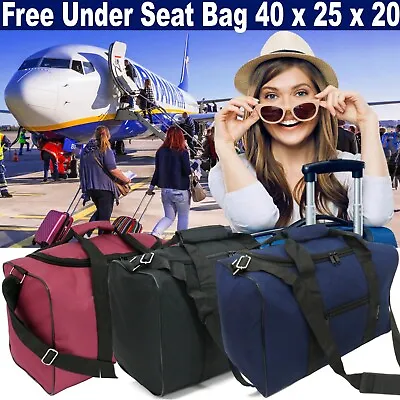 £4.99 • Buy Ryanair 40x20x25cm Hand Luggage Cabin Approved Flight Bag Under Seat Travel Case