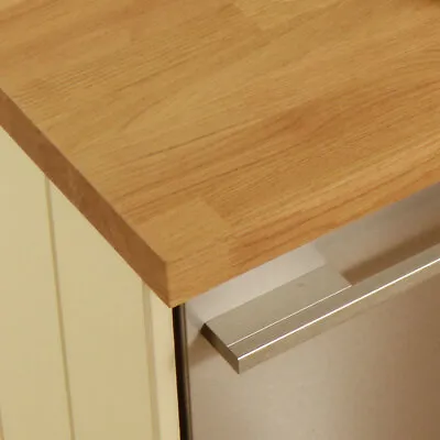 Solid Prime Oak Worktop 40mm Staves Top Grade Wood 3M 4M & Breakfast Bars • £43.94