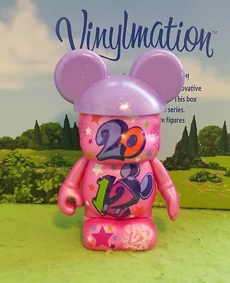 DISNEY Vinylmation 3  Park Set 1 2012 Pink Purple Mickey Ears  • $4.99