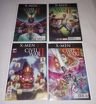 Civil War II X-MEN (Marvel Comics 2016) Full Comic Set / Run #1-#4 ~NM/NM+ • $10