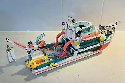 Lego Friends Rescue Boat 41381 Retired Minifigs Olivia Andrea Mia Narwhal • $120
