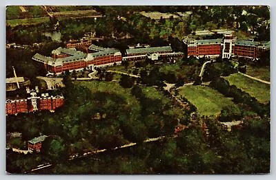 Monroe Michigan~Air View Mother House Sisters IHM~Vintage Postcard • $3.70