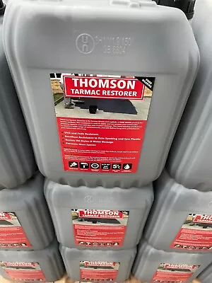 THOMSON 10ltrs Driveway Black Tarmac Paint-restorer Sealant (hard Wearing) • £59.99