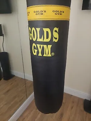 £120 • Buy Golds Gym Punch Boxing Bag With 2 Pairs Of Boxing Gloves, Chains And Bracket.