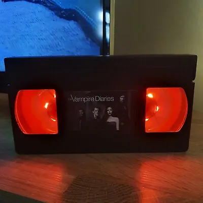 The Vampire Diaries LED VHS Tape Lamp Gift For Her Him Custom Retro Xmas Light • £9.99
