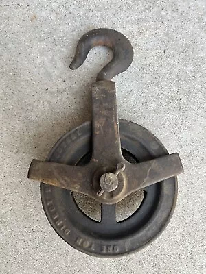 Vintage Chisholm Moore 1 Ton Direct Differential Hoist No Chain USA Made • $44.99